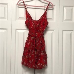 Brand new!! Red floral dress - size small
